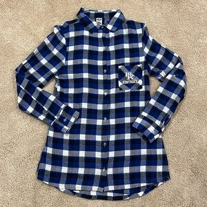 Kentucky Wildcats Plaid Buttondown
